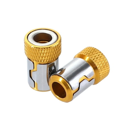 

DIYOO 2/1pcsUniversal Magnetic Ring Metal Screwdriver Bit Magnetic Ring For 6.35mm Shank Anti-Corrosion Drill Bit Magnet Powerful Ring