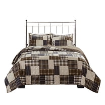 Gracie Mills Otha 3 Peice Plaid Reversible Quilt Set - GRACE-11953