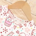 thumbnail image 6 of Girls Summer Clothes Toddler Outfits for Girl Clothing Sets Ice Cream Shirt and Pink Shorts Cute Short Sets 4T (866), 6 of 6