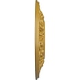 thumbnail image 4 of Ekena Millwork 18"OD x 3 1/2"ID x 1"P Valletta Ceiling Medallion (Fits Canopies up to 3 1/2"), Hand-Painted Iridescent Gold, 4 of 6