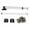 table leg side mount, variant on Luwecf RV Table Leg Adjustable Movable Universal Breakfast Bar Leg RV Table Bracket white board