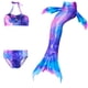thumbnail image 5 of Traje de baño de cola de sirena Traje de baño de sirena Ropa de sirena Bikini Ropa infantil de moda linda sirena, 5 of 5