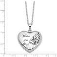 thumbnail image 4 of Sterling Silver Rhodium Mother Of An Angel Ash Holder 18In. Necklace Made In China qsx571, 4 of 5