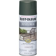 Forest Green, Rust-Oleum Stops Rust Textured Spray Paint, 12 oz