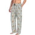 thumbnail image 6 of Honiee Dog Riding Skateboard for men - a sleek fusion of Straight Pajama Pants, versatile Lounge Pants, and cozy Sleepwear, all rolled into one-Small, 6 of 6