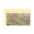 thumbnail image 4 of Historic Panoramic View - Jamestown North Dakota - Stoner 1883 - Vintage Wall Art, 4 of 4