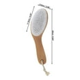 thumbnail image 4 of Unique Bargains Curved Handle Bath Brush 9.84" White 1 Pc, 4 of 6