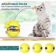 thumbnail image 5 of Juguete para gatos 4 en 1, juguete interactivo para gatos con bola doble y dispensador de comida, adecuado para juegos de entrenamiento y educación de gatos, 5 of 5