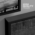 thumbnail image 4 of wall26 - 3 Piece Framed Canvas Wall Art - British Phone Booth with Weathered Wooden Bench - Modern Home Art Stretched and Framed Ready to Hang - 16"x24"x3 Black, 4 of 5