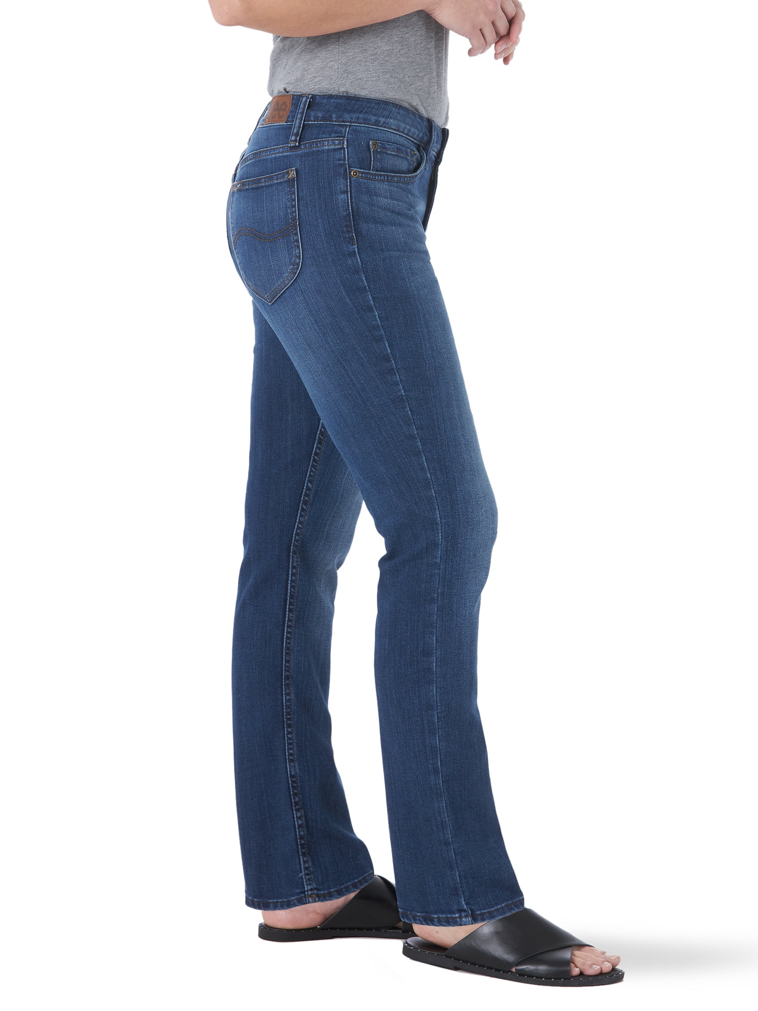 Lee Women's Midrise Straight Jean, Available in 28", 30", 32" Inseams, Sizes 2-22