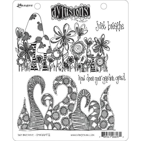 UPC: 0789541066972 | Dyan Reaveley s Dylusions Cling Stamp Collections 8.5 X7 -Just Breathe