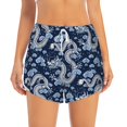 thumbnail image 2 of Balery Dragons Pantalones cortos deportivos para mujer con forro y dos bolsillos, elásticos, para entrenamiento, gimnasio, yoga-Medium, 2 of 7