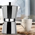 thumbnail image 2 of 150 300 600 Aluminum Moka Pot with Electric Burner Stove Top Coffee Maker Espresso Percolator Mocha Kettle Heater Home Household-Option 100ML, 2 of 3