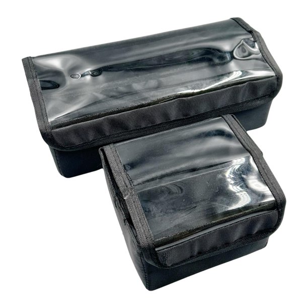 Neceser de maquillaje, neceser de aseo, bolsa de viaje portátil con separadores, organizador, bolsa de cosméticos 1 grande 1 pequeño