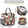 thumbnail image 5 of OBREWU Pioneer Flower Womens Lunch Box for Work,Insulated Large Pioneer Flower Lunch Bag for Women,Loncheras Para Mujer,Leakproof Adult Lunch Bag for Work,Beach,Travel,Picnic,Camping, 5 of 7