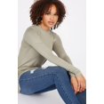 thumbnail image 1 of Urban Planet Women's Soft Long Sleeve Longline Top, 1 of 3