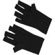 thumbnail image 3 of Nail Art UV Gloves, Black Manicure UV Lamp Gloves 2 Pairs Elastic Medium Skin Fingerless for Nail Salon, 3 of 5