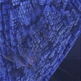 thumbnail image 1 of Ahgly Company Machine Washable Indoor Square Transitional Denim Dark Blue Area Rugs, 5' Square, 1 of 7