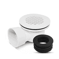 thumbnail image 2 of Base de Douche Drainage Drain de Sol en Acier Inoxydable Anhydre Anti-Odeur Anti-Insectes Filtre Côté Cheveux Sortie Drain, 2 of 5