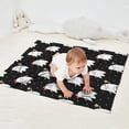 thumbnail image 2 of Halloween Cute Ghosts Pattern Blanket,Comfortable Soft Flannel Throw Blanket,All Season,Warm Lightweight Blankets for Sofa Bed Couch Living Room Chair,30"x40", 2 of 4