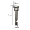 thumbnail image 2 of 2x Pack-5 Tornillo para Carpintería Vástago Hexagonal Cabezal de Broca de Posicionamiento para Licencia de Yeso Brocas Duraderas Resistentes Al , 50m 2 piezas, 2 of 4