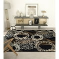 thumbnail image 4 of Rugs for Living Room 8x10 Black Modern Rugs Runners Hallway Contemporary 5x7 2x8, 4 of 7