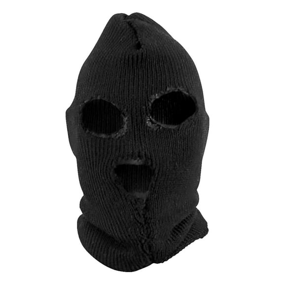 Deluxe Black Figure Mask for WWE & AEW Action Figures