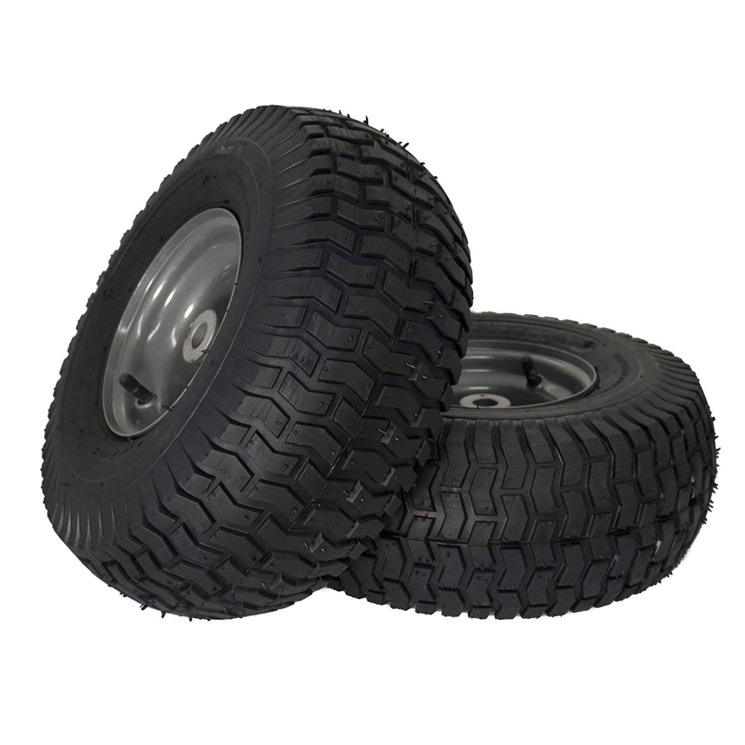 Major 15X6.00-6 6-Ply Tubeless Lawn Mower Tractor Tires Black for sale online 