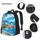 thumbnail image 3 of Easygdp Greek Island Windmills Painting Mochila para Niños y Niñas con Set de Caja de Almuerzo y Estuche para Lápices 3 en 1, Mochila Escolar Estampada para Adolescentes, 3 of 7