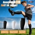 thumbnail image 3 of SUOSDEY Soccer Shin Guards Shin Defender for Kids Youth Adult,Women Men Ski Shin Guards Calf Compression Sleeve with Honeycomb Shin Pads, 3 of 9