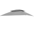 thumbnail image 2 of Garden Winds Replacement Canopy Top Cover for the Revella Gazebo - Slate Gray, 2 of 9