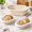 Beige-2-Oval, variant on 4 Pack Banneton Bread Proofing Basket Wood Pulp White Oval