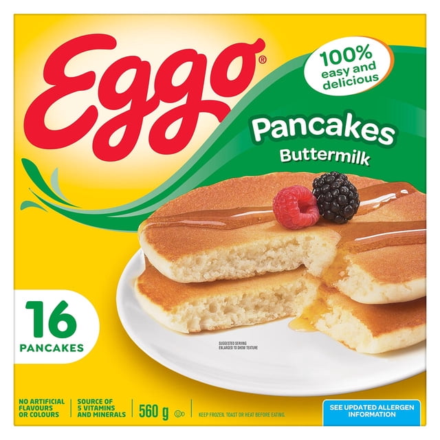 Eggo Buttermilk Frozen Pancakes, 16 Count, 560g
