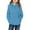 Blue, variant on Kovlvoll Girls Fuzzy Fleece Hoodies Children Winter Sherpa Casual Warm Long Sleeve Pullover Sweatshirts with Pockets 5-14 Years