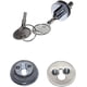 thumbnail image 3 of JM Cerradura de puerta de cristal. Cerradura de puerta corredera. Cerradura de cristal redonda. Cerradura de puerta móvil Cerradura para gabinete de joyería 3-7 mm JM, 3 of 5