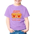thumbnail image 4 of TZEWGL Cute Shirt For Girl Graphic Printing Round Neck Short Sleeve Boy Top For Kids size 3-4T, 4 of 4