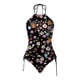 thumbnail image 4 of MKLEKYY Trajes De Baño Completo Mujer Women'S Swimwear Tankini 2 Piece Normal Swimsuit Backless 2 Piece Printing Adjustable Print Color Padded Strap Bathing Suits Sexy Vacation Beach Wear 1, 4 of 4