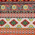 thumbnail image 3 of Quilted Throw Blanket for Bed Couch Sofa, European Boho Striped, 60X78 Inch, 3 of 7