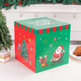 thumbnail image 3 of Christmas Candy Packaging Box Small //Santa Claus Candy Box 25cm/9.84in Holiday CandyBox with Lid Christmas, 3 of 5