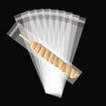 thumbnail image 2 of 100 Pcs Self Sealing Cellophane Bags 2x10 Inches Clear Pretzel Rod Bags, Resealable Bag for Packaging ICY Candy Popsicle,Gifts, Favors, Products, 2 of 7