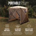 thumbnail image 4 of CLAM Quick Set Traveler Portable Camping Outdoor Gazebo Canopy, 4 of 12