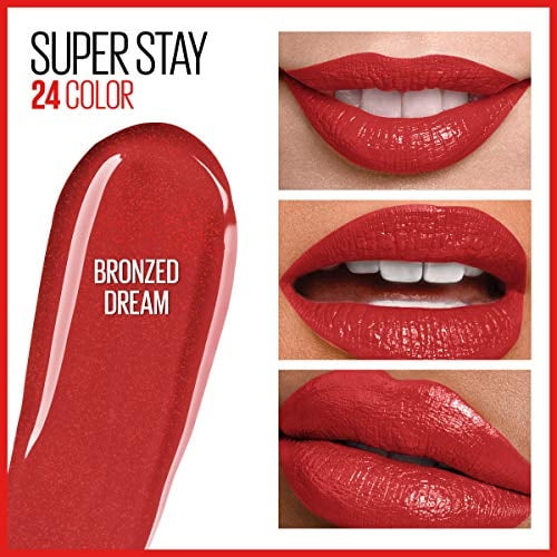 Maybelline SuperStay Labios Líquidos con Bálsamo, Bronzed Dream, 1 Count