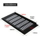 thumbnail image 2 of 150mm Aluminium Rectangular Cabinet Wardrobe Air Vent Grille Ventilation-Cover For Air Conditioner Cabinet Grille Black Cover, 2 of 11