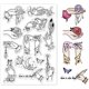 thumbnail image 1 of Sellos transparentes con diseño de palma romántica y elegante sosteniendo una varita mágica. Sellos de silicona transparentes con diseño de mariposa Luna Rose., 1 of 6