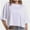 White, variant on Women's Comfy Basic Workout Gym Short Sleeve Crop Tops Casual Loose Oversized T-Shirts