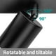 thumbnail image 5 of Foco de techo LED orientable GU10, 3 focos redondo, luz de techo, foco de techo negro, foco moderno, 5 of 5