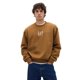 thumbnail image 1 of Sudadera GAP para Hombre con Logo, Cuello Redondo, Forro Polar, Marrón Palomino, Talla M, 1 of 4