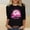 Black, variant on Vetsdori Tops for Women 3/4 Sleeve Tunic Pullover Plus Size Holiday Dressy,Summer Crew Neck Juniors T-Shirts Fashion