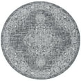thumbnail image 5 of SAFAVIEH Courtyard Chao Medallion Indoor/Outdoor Area Rug, Grey/Black, 9' x 12', 5 of 8