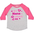 thumbnail image 3 of Inktastic Valentine's Day My Nana Loves Me Hearts and Lips Boys or Girls Toddler T-Shirt, 3 of 5
